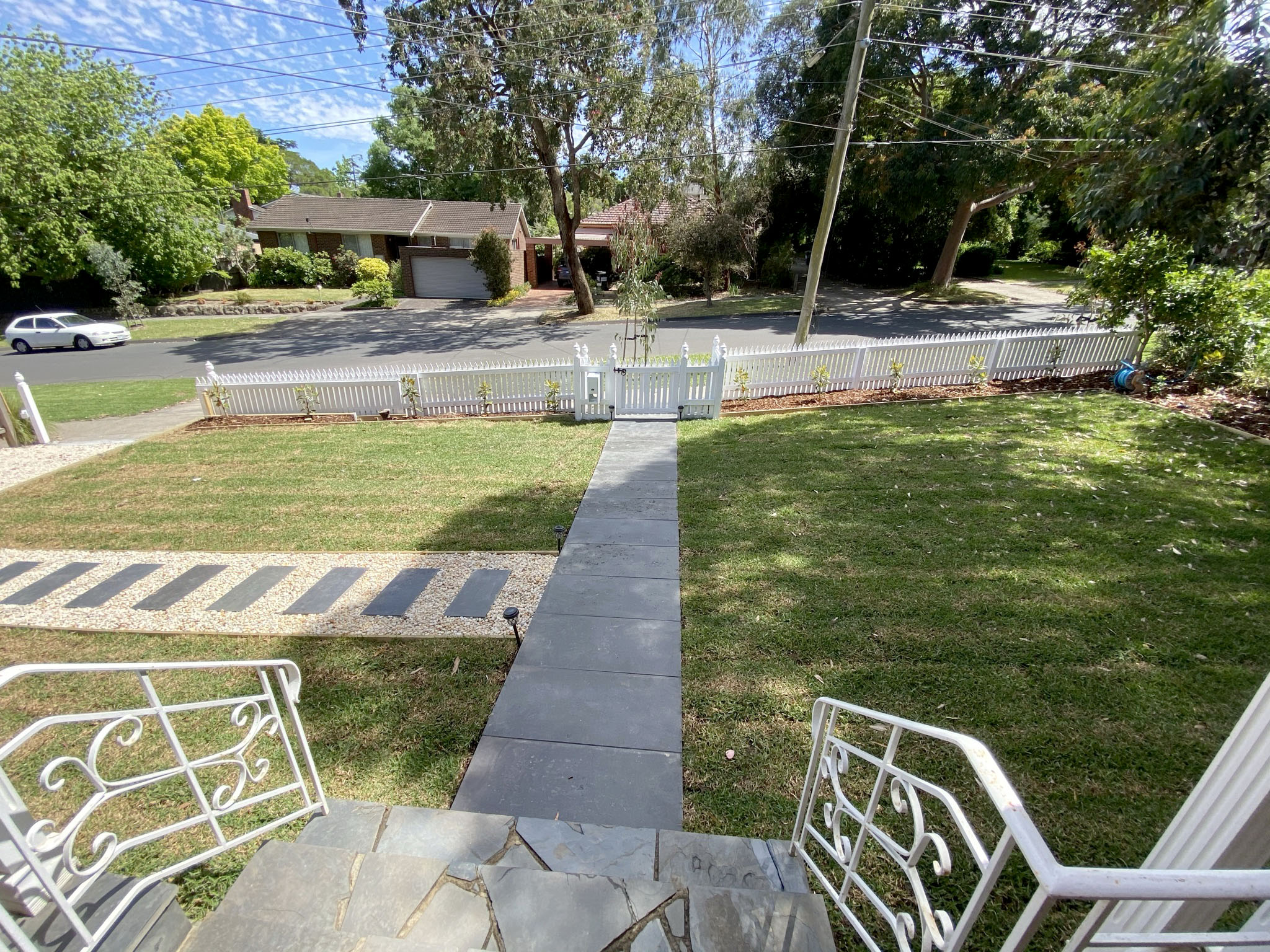 Blackburn — picket fence and path detail